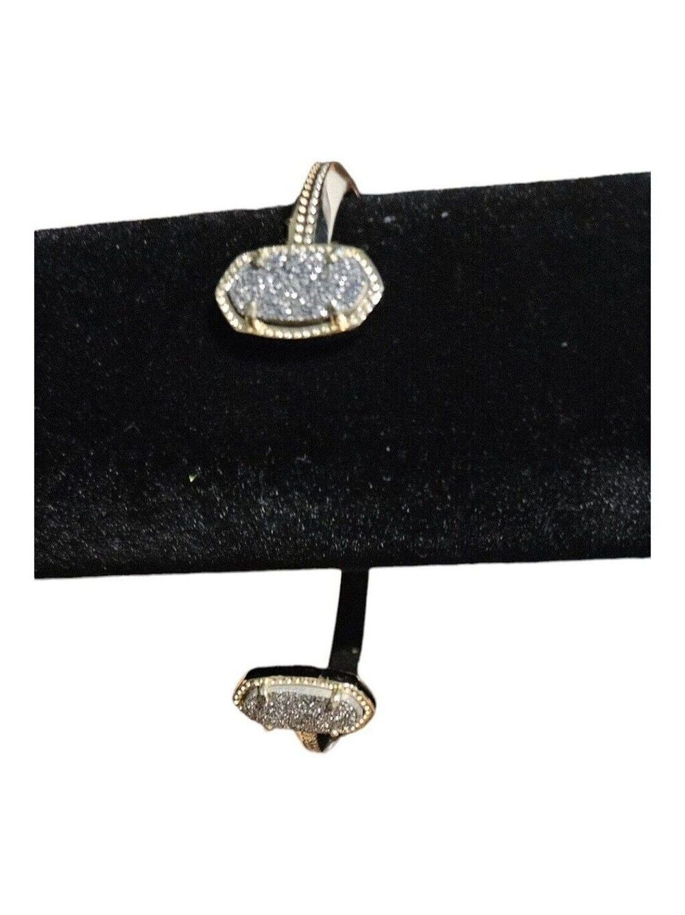 Kendra Scott Women Gold Pave Set Stones Halo Design Bracelet 8" - Picture 2 of 9